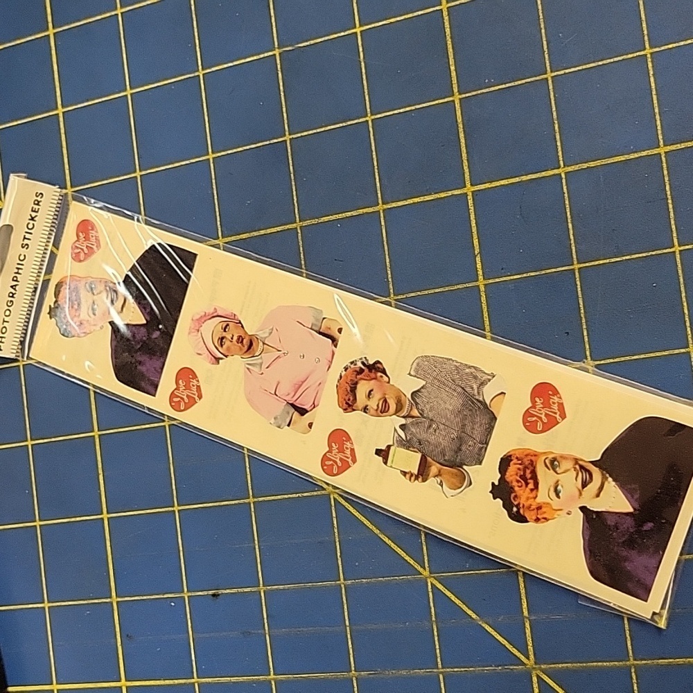 I Love Lucy Set of 6 Photographic Stickers